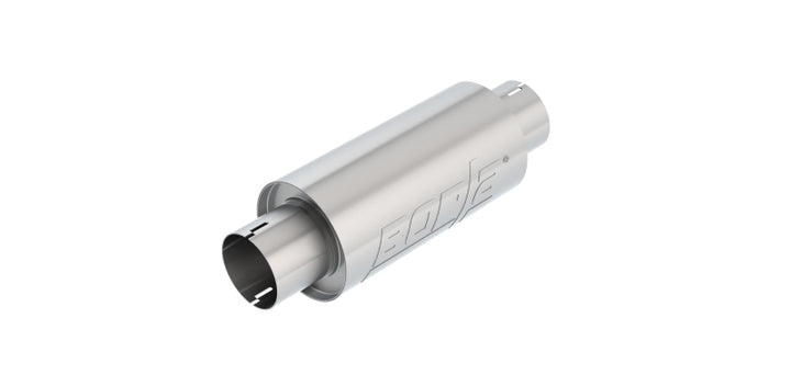 Borla Universal Resonator Option 3in Center/Center 5in Round x 10in Notched Neck for Enhanced Sound Control and Flexibility - OneFastShop