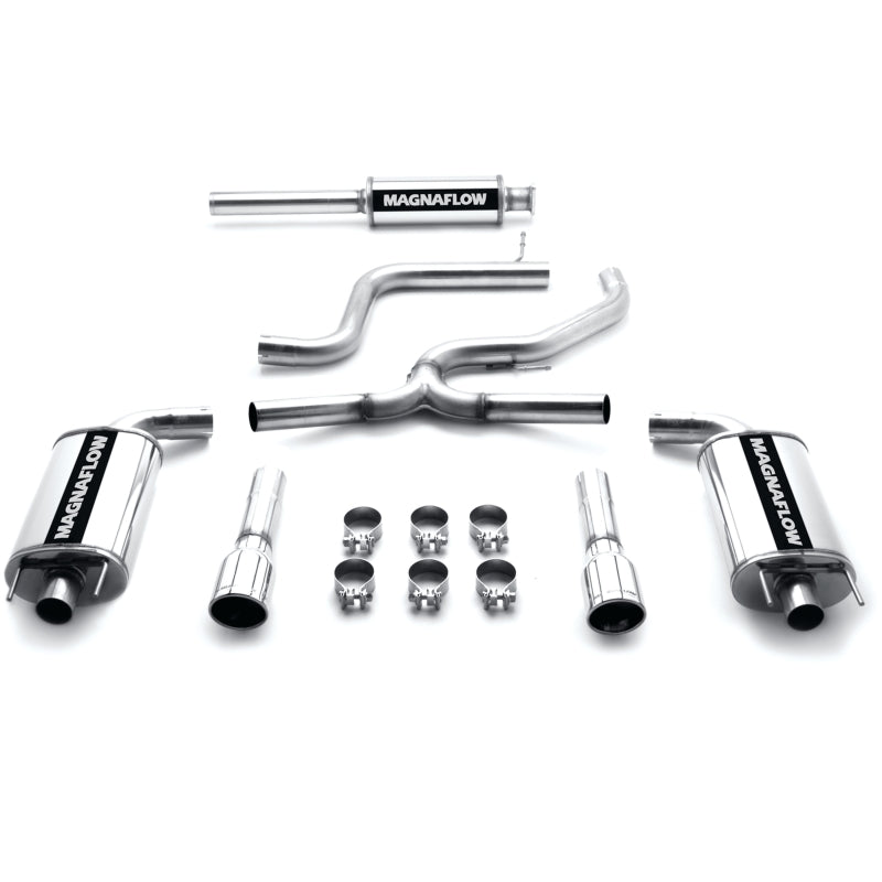 MagnaFlow Street Series Cat-Back Exhaust System - Chevrolet Monte Carlo 2006-2007 SS 5.3L V8 - OneFastShop