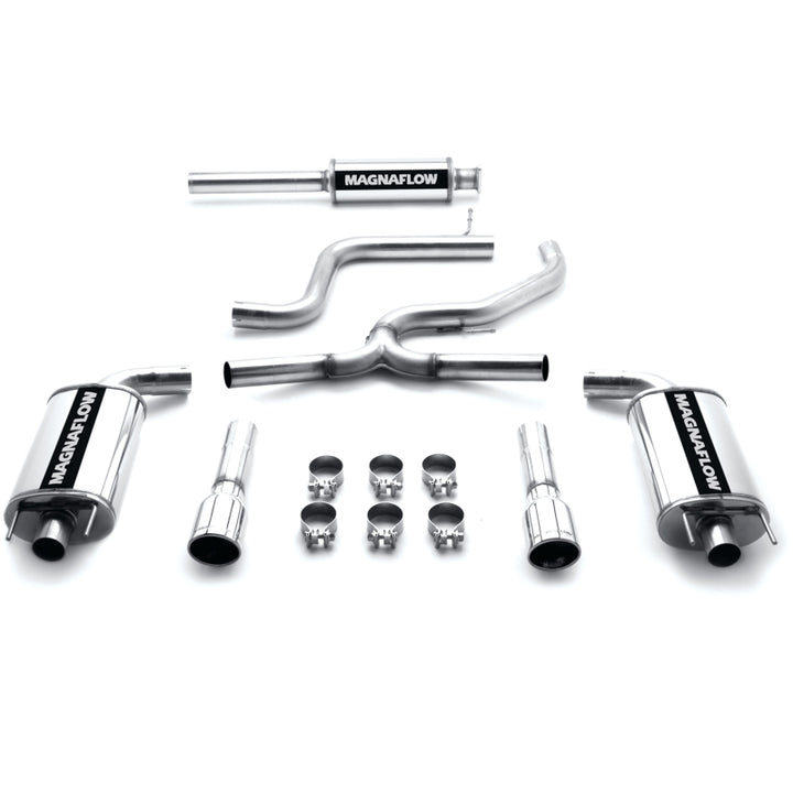 MagnaFlow Street Series Cat-Back Exhaust System - Chevrolet Monte Carlo 2006-2007 SS 5.3L V8 - OneFastShop