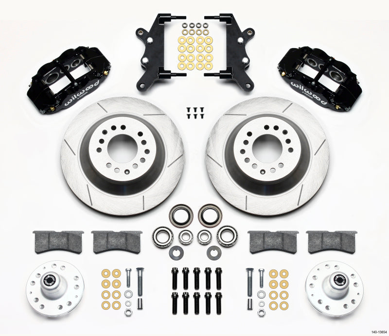 Wilwood Narrow Superlite 6R 12.88in Black Front Big Brake Kit - Ford LTD / Mercury Marauder 1964-1968