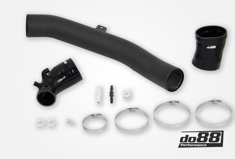 do88 Turbo Inlet Pipe - Saab 9-5 2.8T V6 Turbo6 2010-2011 - Black Hoses