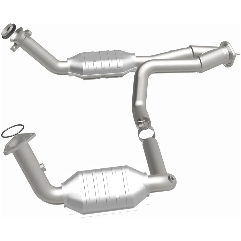 02-06 Cadillac Escalade / 02-06 Chevy Avalanche 5.3L Y-Pipe: Dual Converter for 2WD - Easy Install