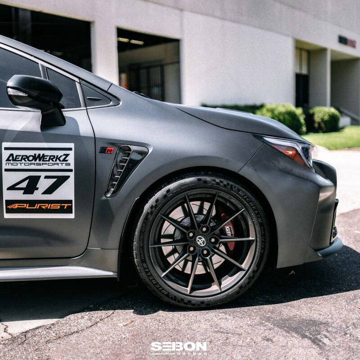 Seibon Carbon Fiber Fender Vents for 2023 Toyota GR Corolla