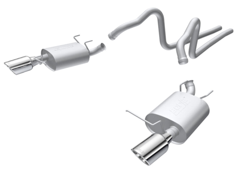 Borla S-Type Cat-Back Exhaust - Ford Mustang 2011-2014, image 4