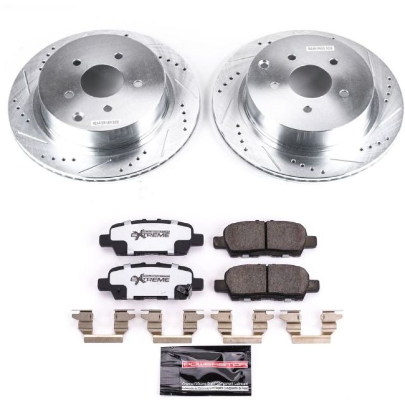 PowerStop Z26 Street Warrior Rear Brake Kit - Infiniti V37/Y51/S51 2010-2024