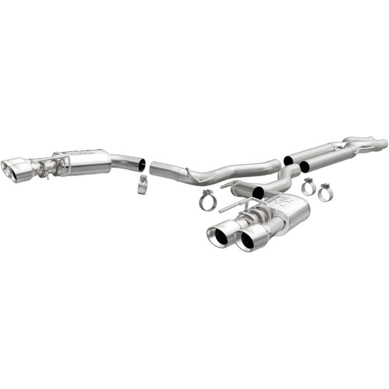 MagnaFlow Cat-Back Exhaust System 2018-2023 Ford Mustang GT 5.0L Competition Dual Exit 4in Tips - OneFastShop