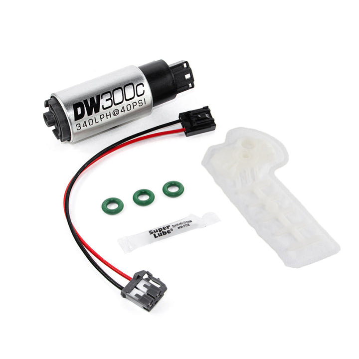 DeatschWerks 340lph DW300C Compact Fuel Pump for 12+ Scion FR-S/BRZ and 15-21 Subaru WRX Set Up Kit