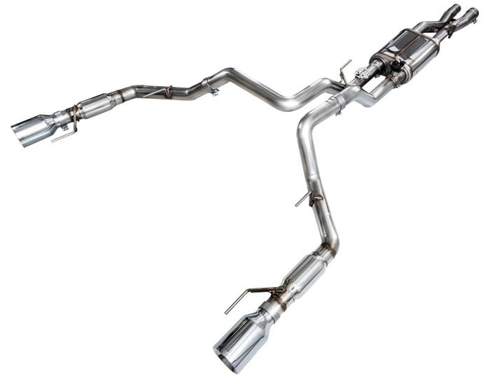 AWE Tuning Exhaust System - Gen 3 Raptor SwitchPath - Chrome Silver Tips (2021-2024 Ford F-150 Raptor) - OneFastShop