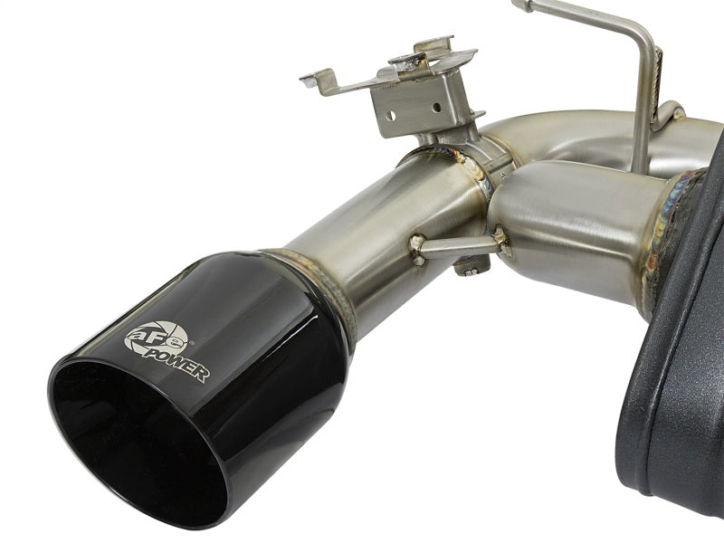 aFe MACHForce XP Cat-Back Stainless Steel Exhaust System BMW 340i/iX 440i/iX (F3X) L6-3.0L (B58) with Black Tips