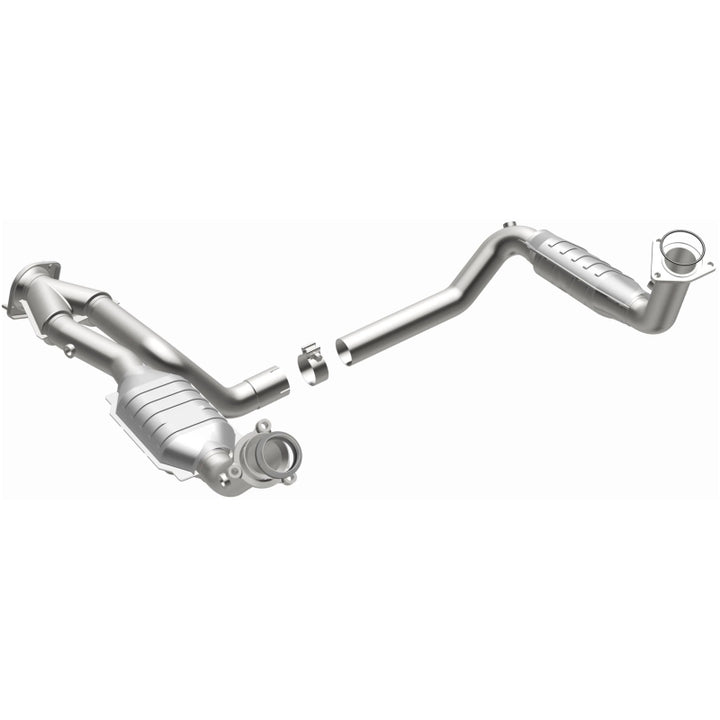 02-06 Cadillac Escalade / 02-06 Chevy Avalanche 5.3L Y-Pipe: Dual Converter for 2WD - Easy Install
