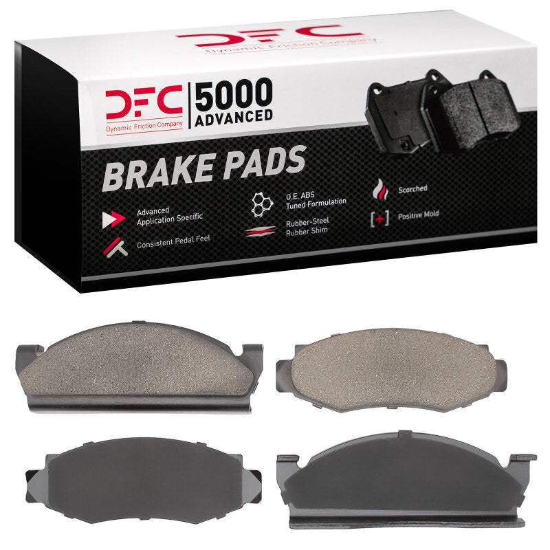 DFC 5000 Advanced Front Semi-Metallic Brake Pads - Ford F-150 / Jeep CJ7 1975-1983