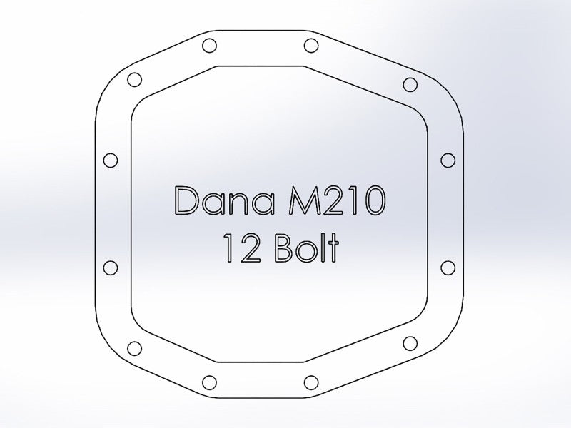 aFe Power Pro Series Front Differential Cover Black – (Dana M210) for 2018–2019 Jeep Wrangler JL 2.0L (t)