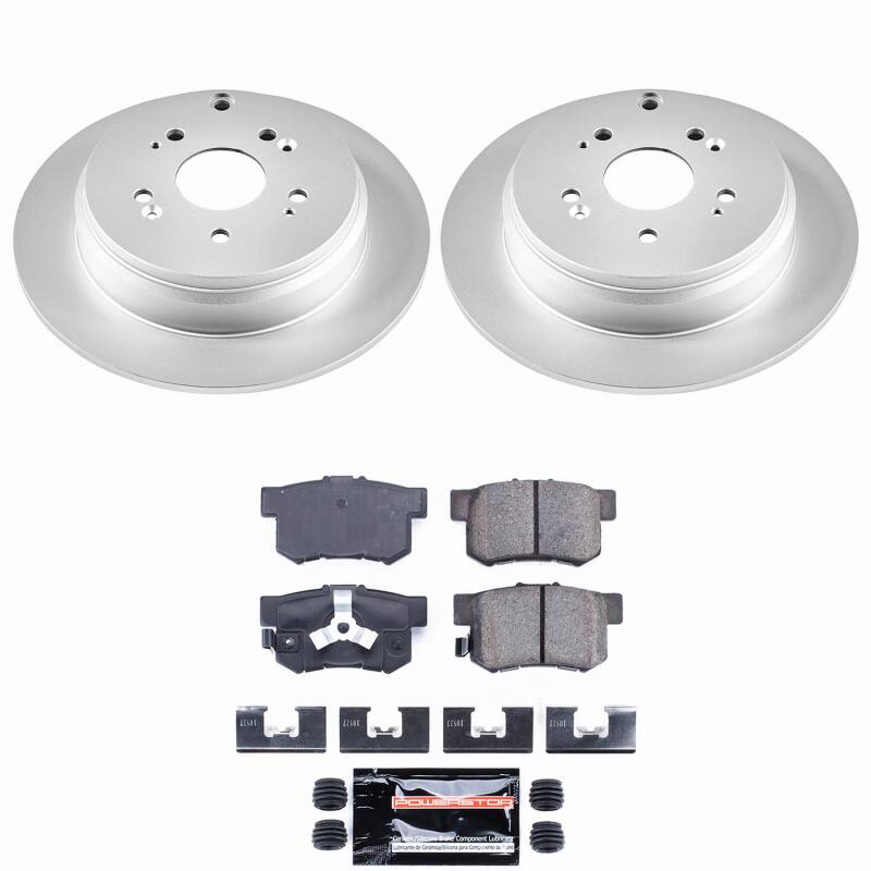 PowerStop Z23 Rear Coated Brake Kit - Acura RDX / Honda CR-V 2005-2018