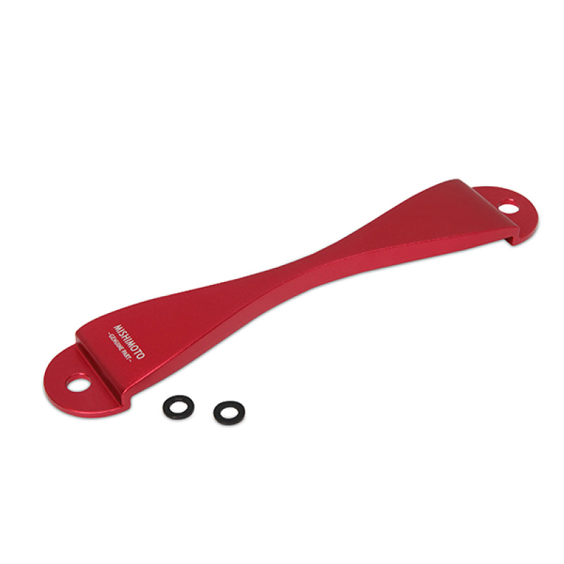 Mishimoto CNC Battery Tie-Down - Subaru / Scion FR-S / Toyota 86 - Red, image 2