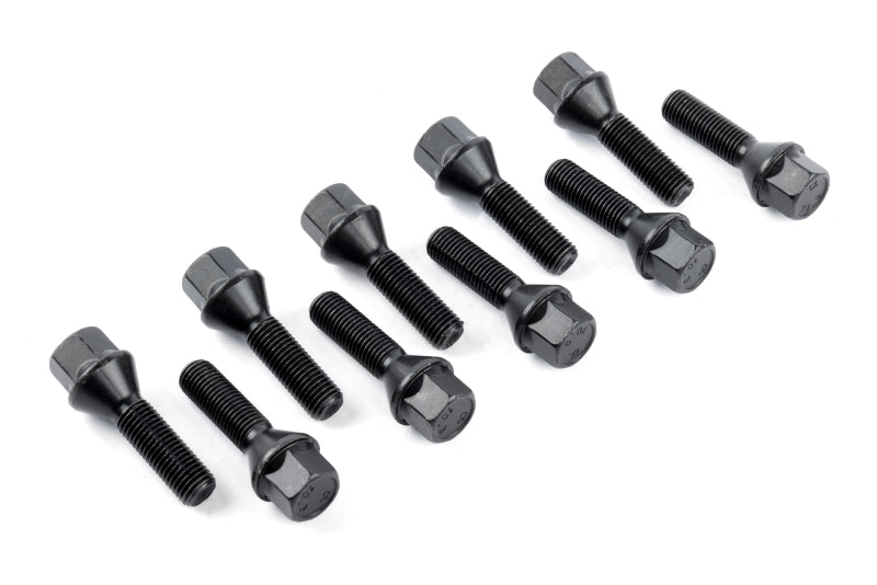 Dinan Cone Seat Lug Bolts - BMW M12x1.5 x 39mm - Black - Set of 10