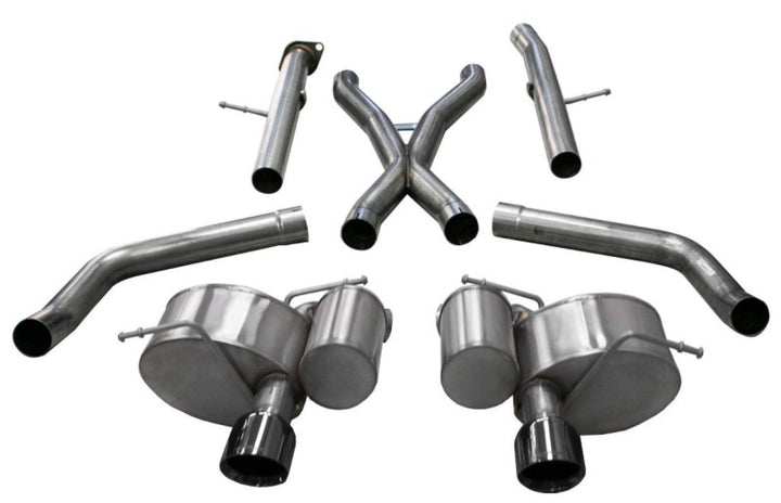 Corsa Dual Rear Xtreme Cat-Back Exhaust 2.75in - Black PVD TipFinish (2012-21 Jeep Grand Cherokee SRT)