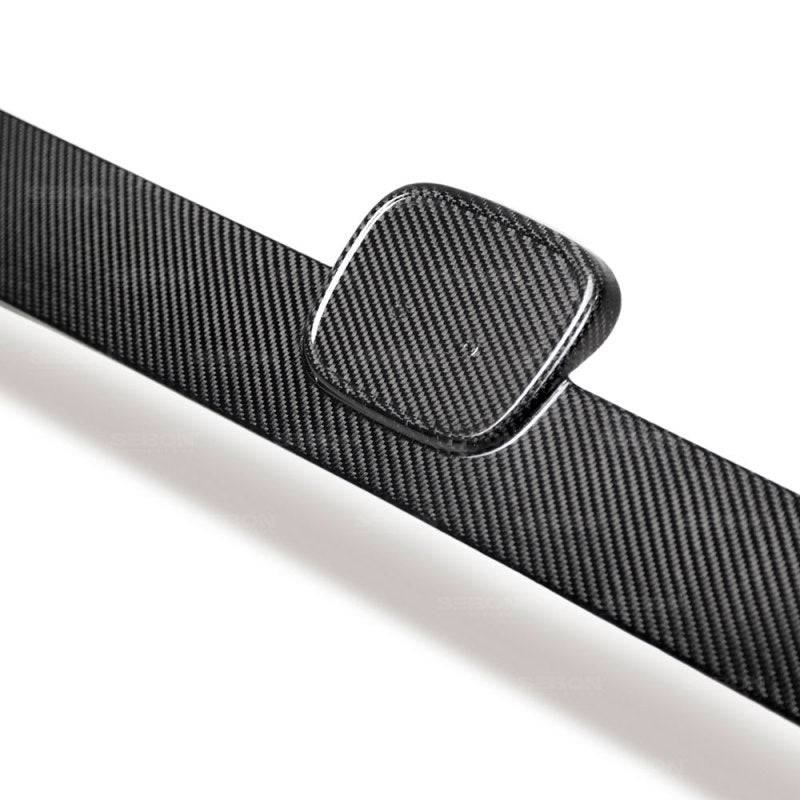 Seibon Carbon Fiber OE Trunk Garnish for 2016+ Honda Civic 4DR