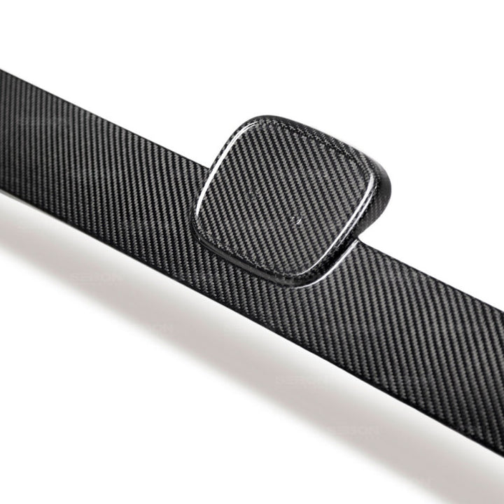 Seibon Carbon Fiber OE Trunk Garnish for 2016+ Honda Civic 4DR - OneFastShop