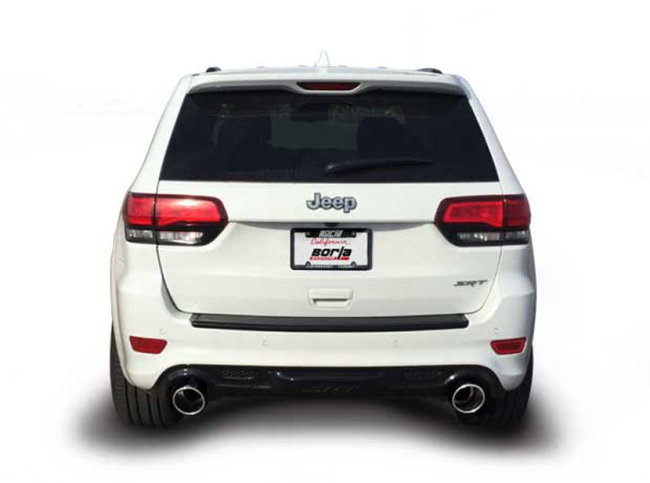 Borla S-Type Catback Exhaust for 2015-2021 Jeep Grand Cherokee SRT8 Dual Round Rolled Exit - OneFastShop