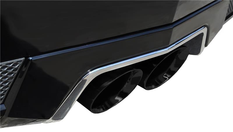 CORSA Sport Axle-Back Exhaust - Cadillac CTS-V Coupe 2011-2015 - Black PVD Tips image 5