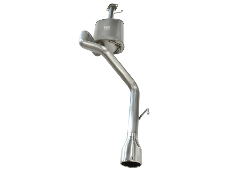 aFe MachFORCE XP Cat-Back Exhaust 4 Inch 409 Stainless Steel Oval Polished Tips 05-09 Lexus GX470 V8 4.7L