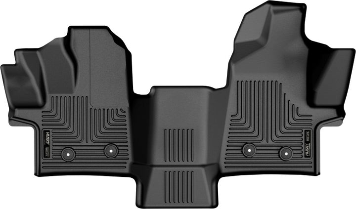 Husky Liners WeatherBeater Black Floor Liners for 22-24 Ford Transit-150/250/350