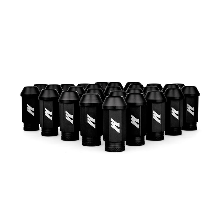 Mishimoto Aluminum Lug Nuts Black 27pc Set M12x1.5 - Ford Bronco - OneFastShop