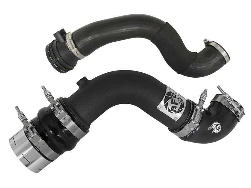 AFe Bladerunner 3in Black Intercooler Tubes for 2017 Ford Diesel Trucks V8 6.7L (td)