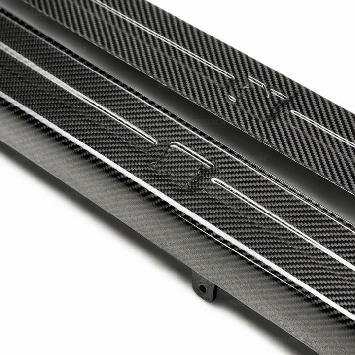 Seibon Carbon Fiber Door Sills for 09-10 Nissan GTR R35 (Pair) - OneFastShop