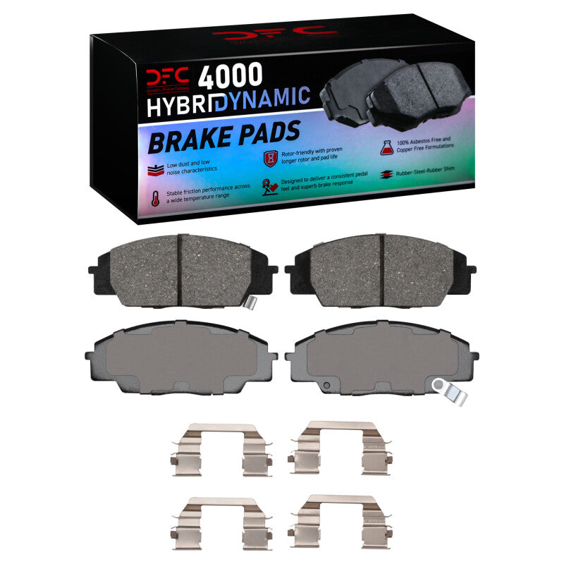 DFC 00-09 Honda S2000 Front 4000 HybriDynamic Brake Pads And Hardware Kit