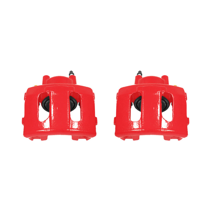 PowerStop Front Red Calipers w/o Brackets Pair for 90-01 Jeep Cherokee
