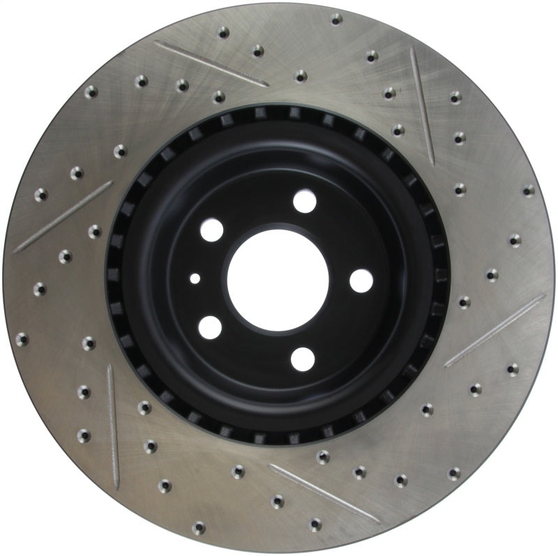 Stoptech Slotted & Drilled Sport Brake Rotor for Audi A5 A6 A7 Q5 Q7 S4 S5 2012-2020 - OneFastShop