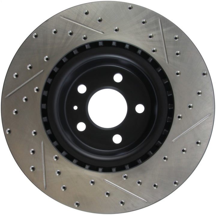 Stoptech Slotted & Drilled Sport Brake Rotor for Audi A5 A6 A7 Q5 Q7 S4 S5 2012-2020 - OneFastShop