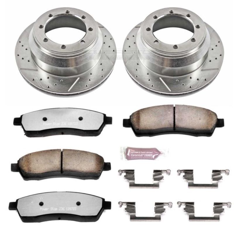 Power Stop 99-04 Ford F-350 Super Duty Rear Z36 Truck and Tow Brake Kit