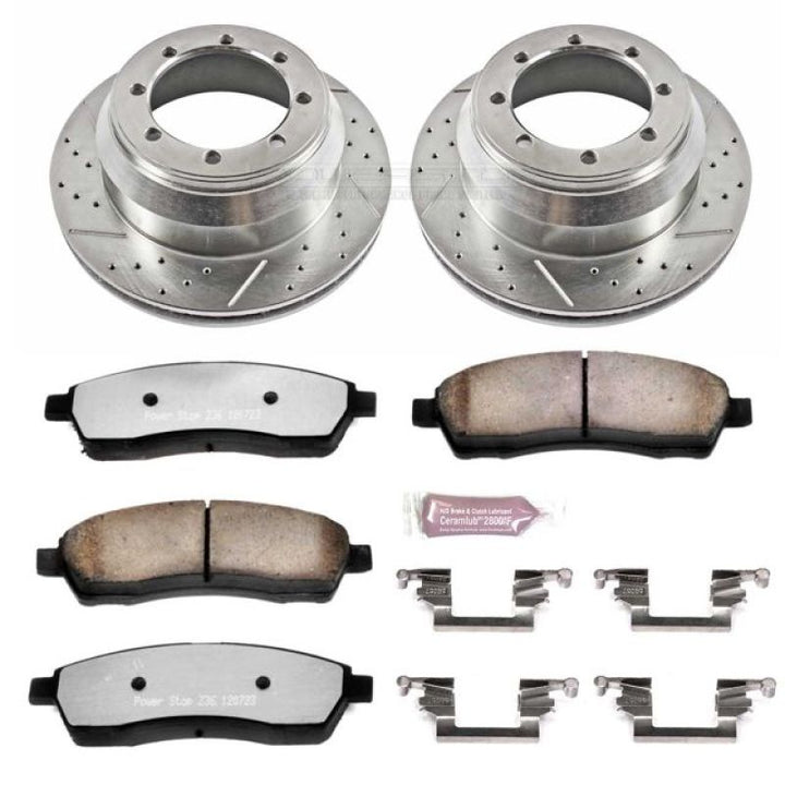Power Stop 99-04 Ford F-350 Super Duty Rear Z36 Truck and Tow Brake Kit