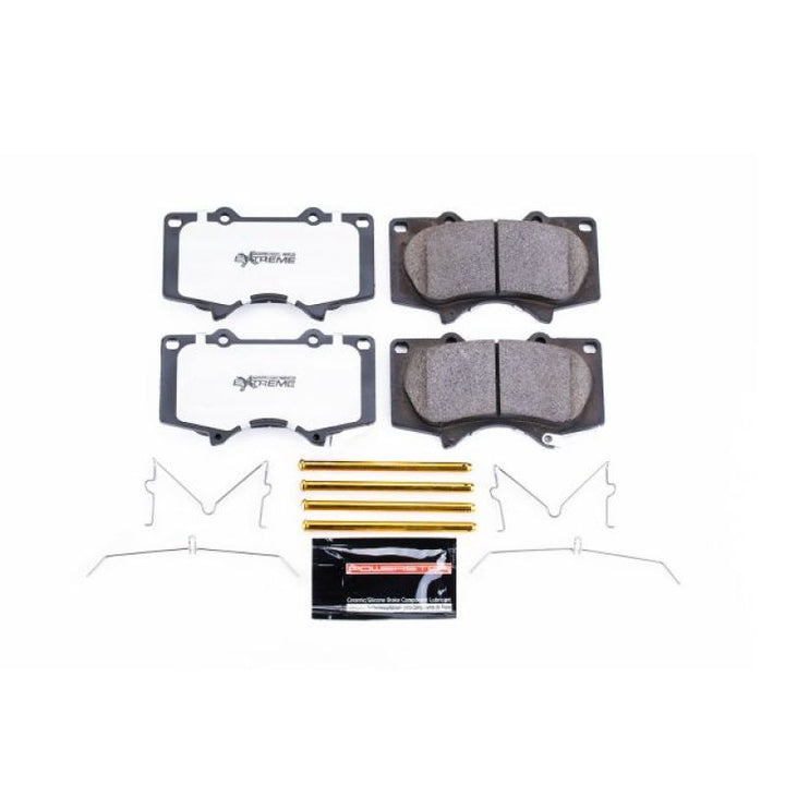 PowerStop Front Z36 Truck & Tow Brake Pads with Hardware for 2010-2024 Toyota 4Runner and Lexus GX460