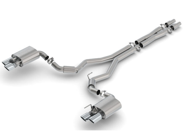 Borla S-Type 3" Catback Exhaust System with Valves for 2018 Ford Mustang GT
