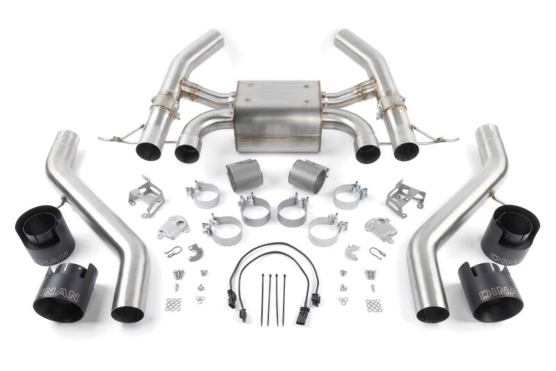 Dinan Valved Axle-Back Exhaust - BMW M2 (G87) 2023-2026 - Black Tips