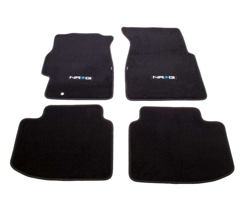 Nrg Floor Mats with Nrg Logo - 4pc Set for 96-00 Honda Civic 2DR & 3DR - OneFastShop