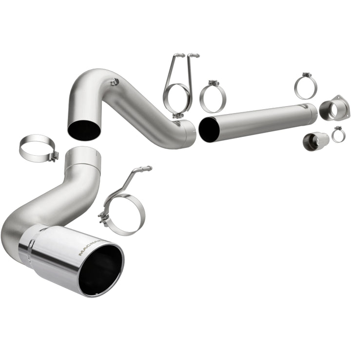 MagnaFlow Pro Series Filter-Back Exhaust System - Ford F-250/F-350/F-450 6.4L/6.7L DPF-Back SS 5in - 08-17 - OneFastShop