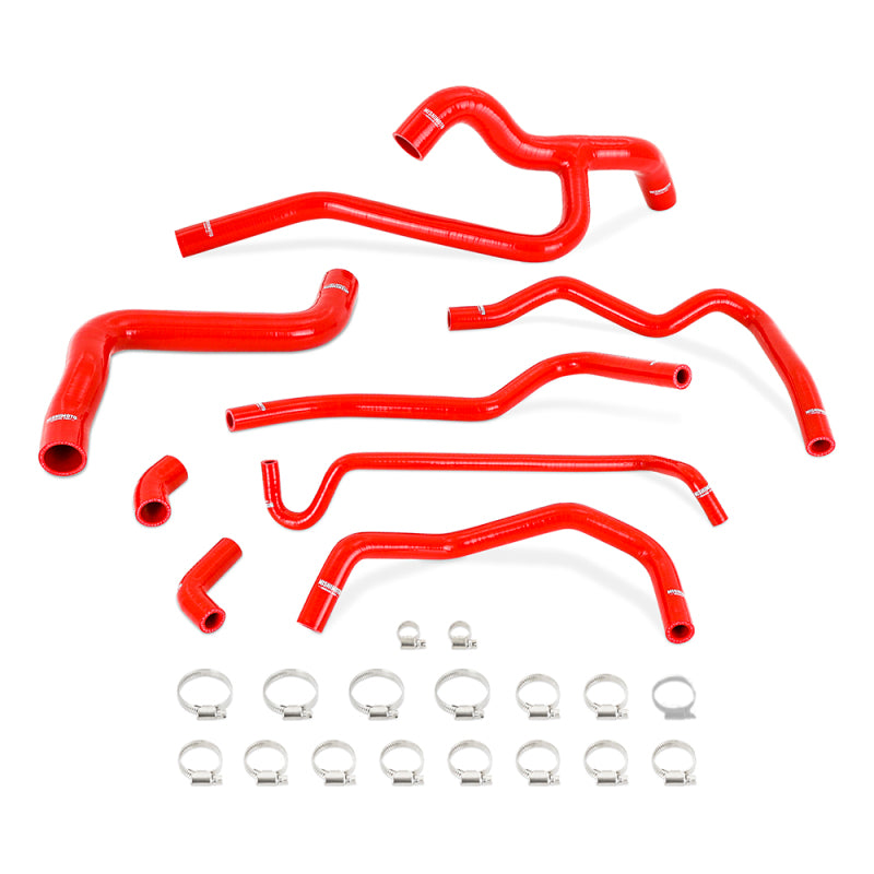 Mishimoto Silicone Radiator & Heater Hose Kit - Ford Mustang V6 2005-2010 - Red