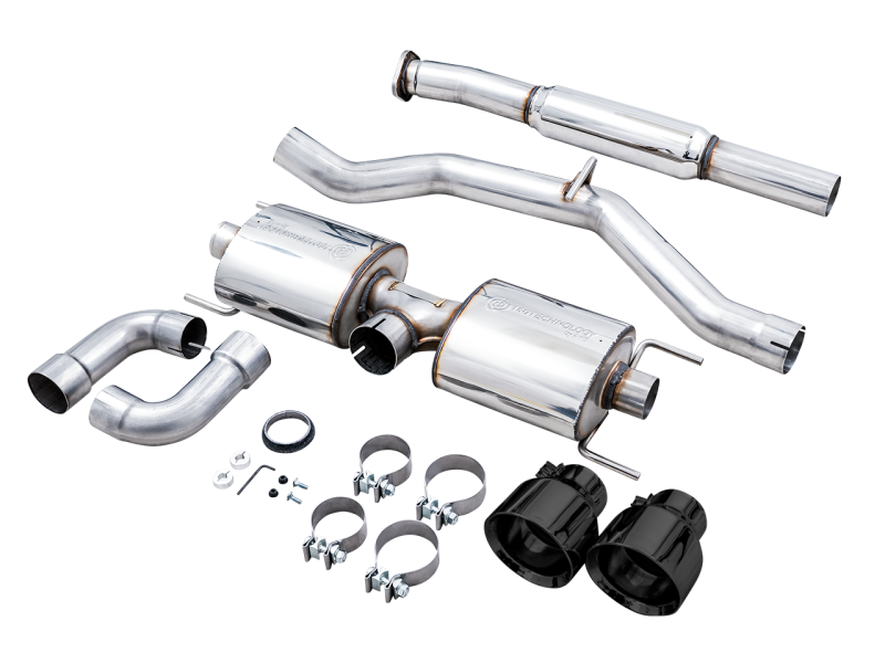 AWE Subaru BRZ/ Toyota GR86/ Toyota 86 Touring Edition Cat-Back Exhaust- Diamond Black Tips.