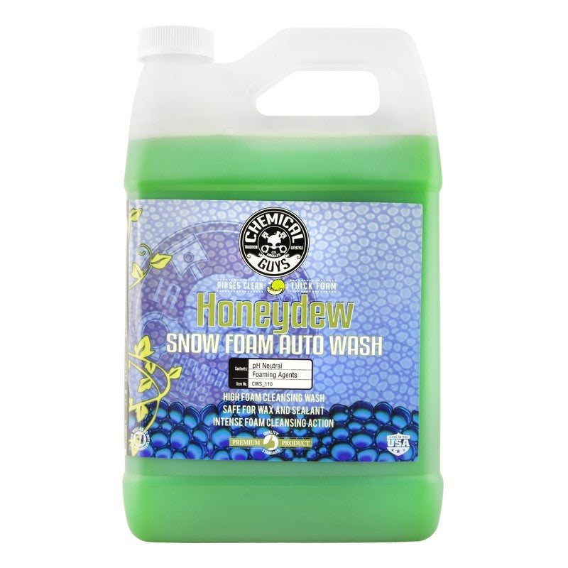 Chemical Guys Auto Wash Honeydew Snow Foam Shampoo - 1 Gallon