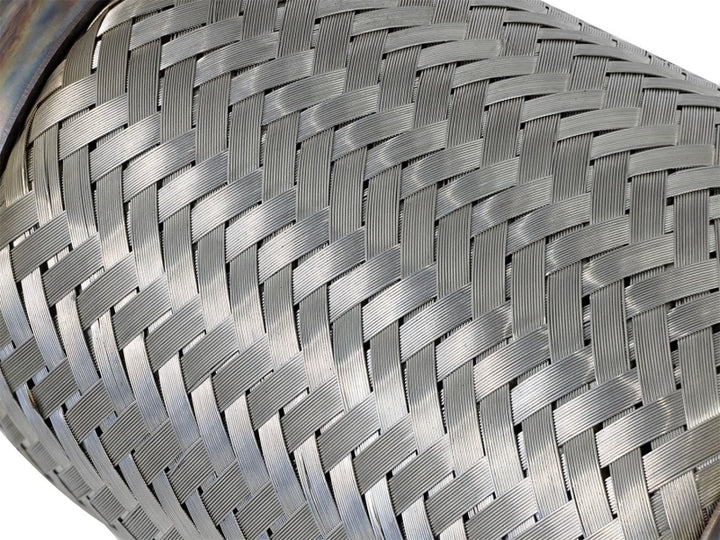 aFe Twisted Steel 3 Inch Rear Downpipe Midpipe Mandrel Bent 304 Stainless Steel 2017 Honda Civic Type R I4 2.0L - OneFastShop