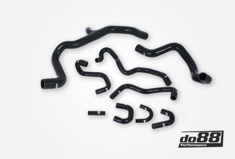 do88 Silicone Coolant Hose Kit - Volvo V70 / S80 2.5T 2007-2015 - Black