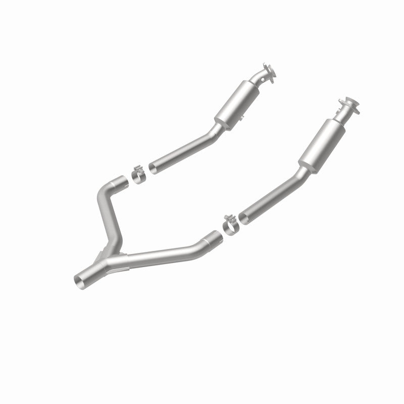 MagnaFlow Conv DF 05-10 Ford Mustang Y-Pipe Assembly Easy Install