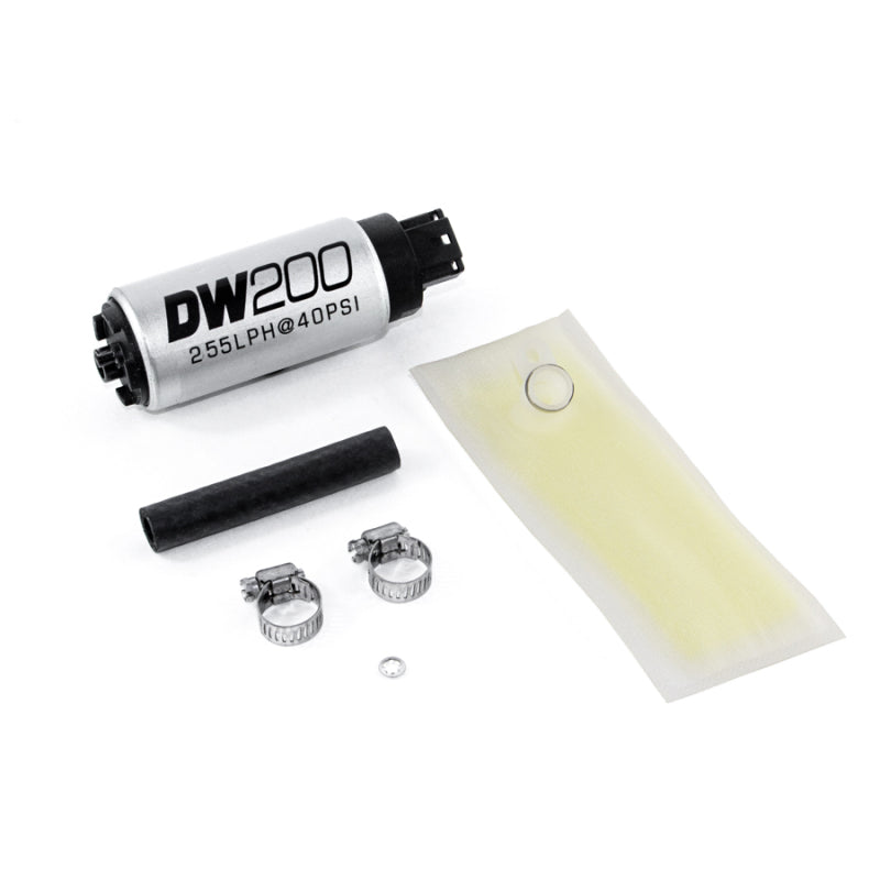 DeatschWerks DW200 255 LPH In-Tank Fuel Pump w/ Install Kit - Honda Civic / Acura Integra RSX