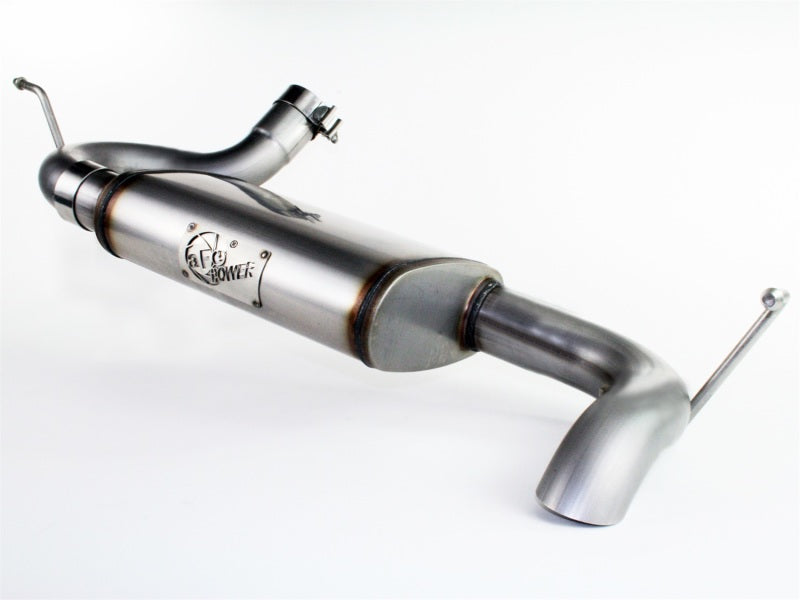 AFe MACHForce XP 2.5in Axle-Back Exhaust for 07-17 Jeep Wrangler V6-3.6/3.8L