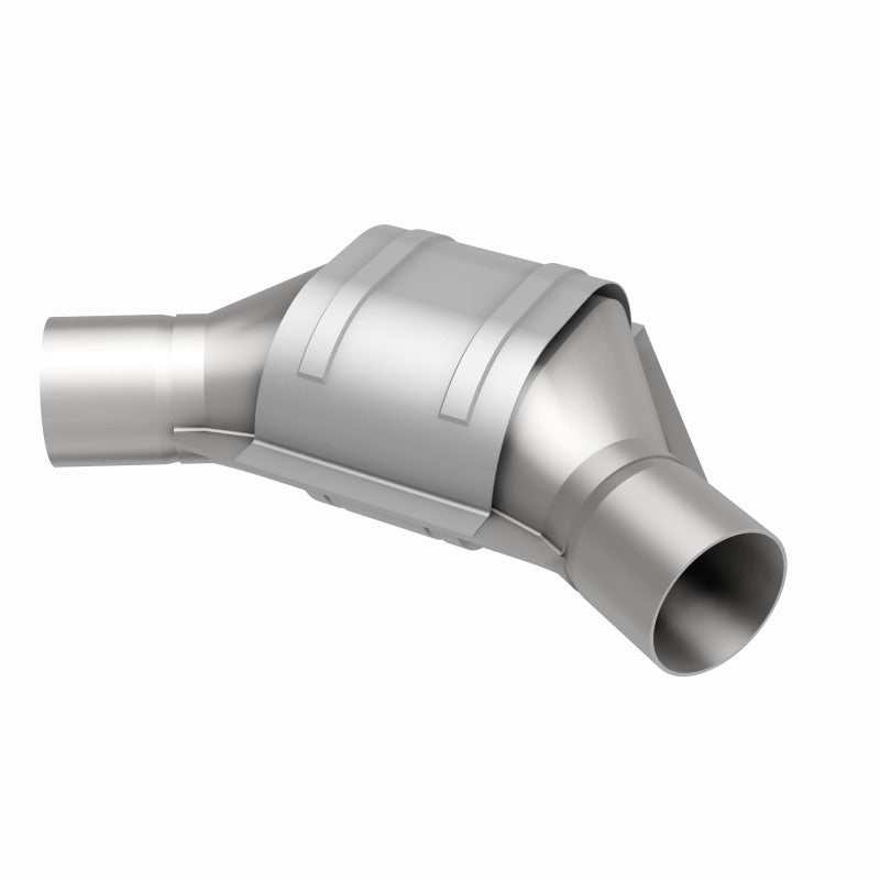 MagnaFlow Conv Univ 2.25inch Angled Inlet/Outlet In Stock