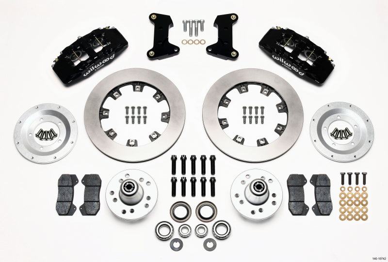Wilwood Dynapro 6 Front Hub Kit 12.19in for 74-80 Pinto Mustang II Disc Spindle Only - OneFastShop